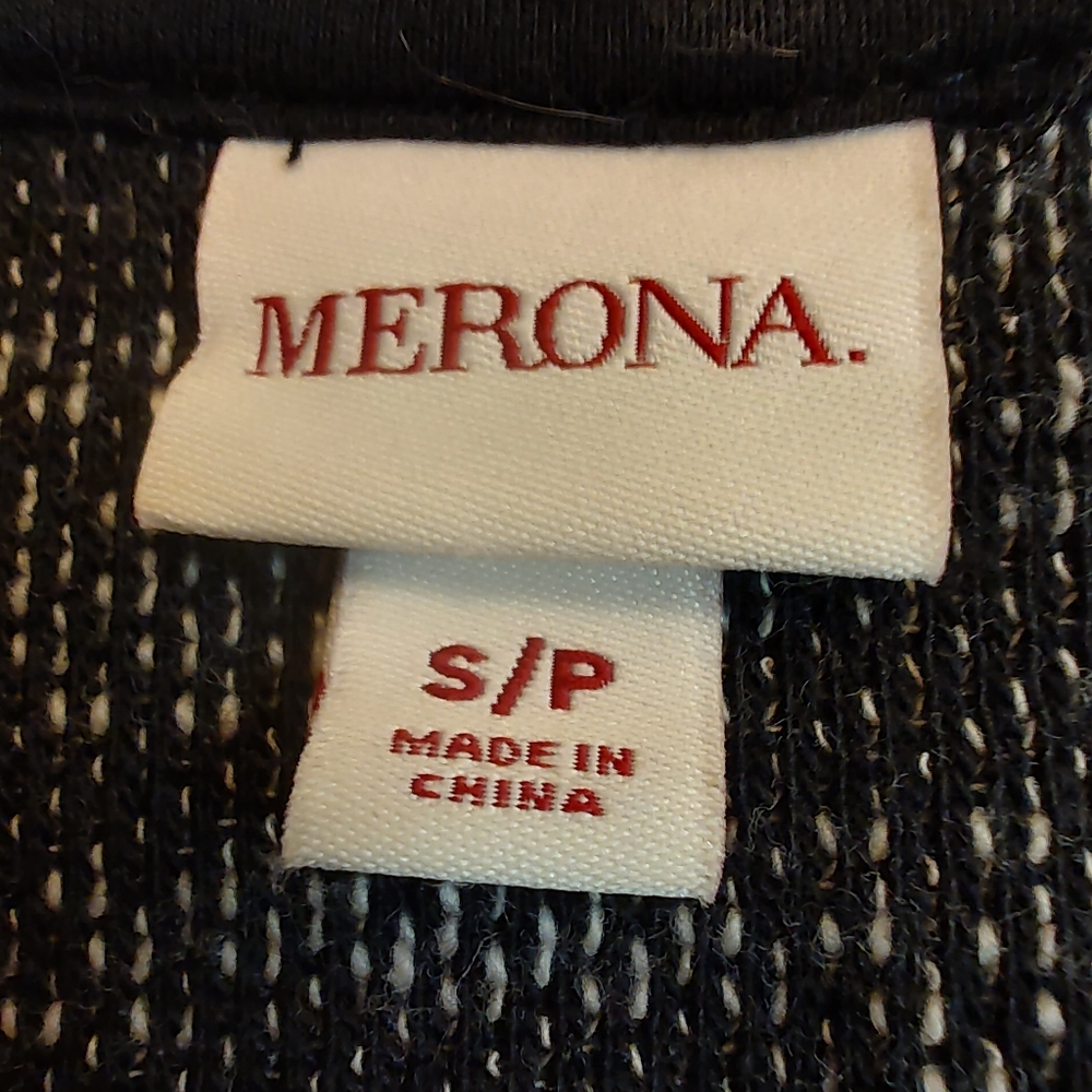 Merona Cotton Blend Heather Gray Drawstring Waist Dress Size Small - Picture 6 of 8
